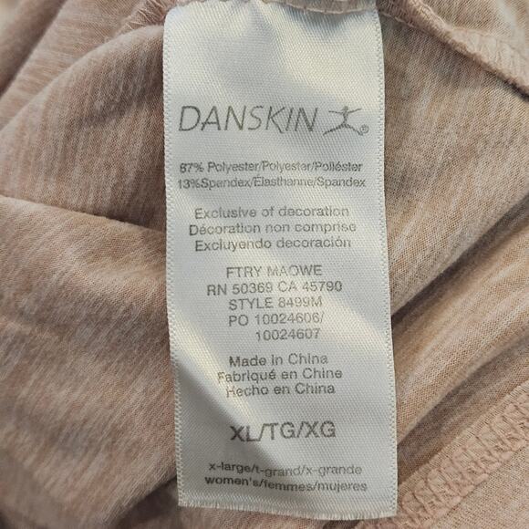 Danskin Long Sleeve Tops Women XL Lot of 2 Black Pink Lightweight Active Casual - Picture 6 of 8